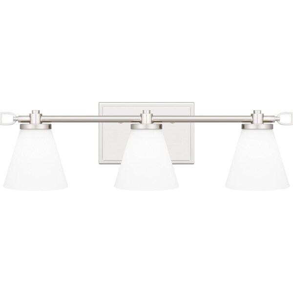 Quoizel Daniels Bath 3 Light Led Polished Nickel DNL8621PK - main